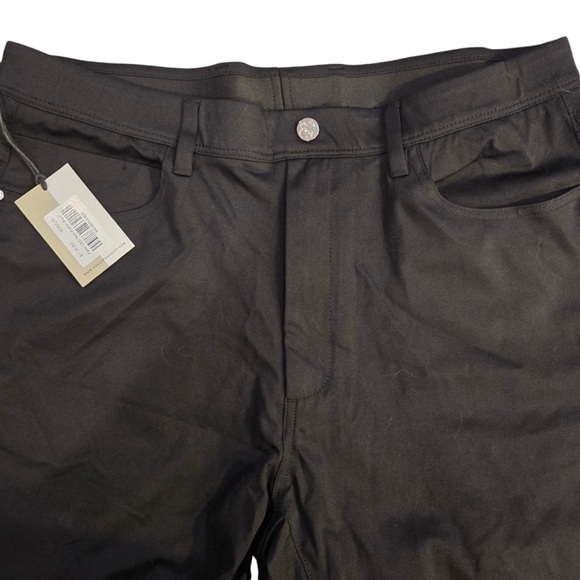Collars & Co CEO Tech Mens Size 36 x 32 Black Stretch Pull On Pants - Picture 7 of 7